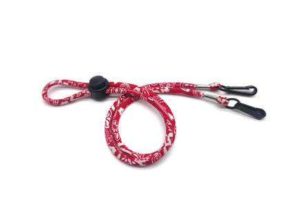 Floral Eyewear Holder with Adjustable Strap