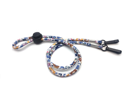Floral Eyewear Holder with Adjustable Strap
