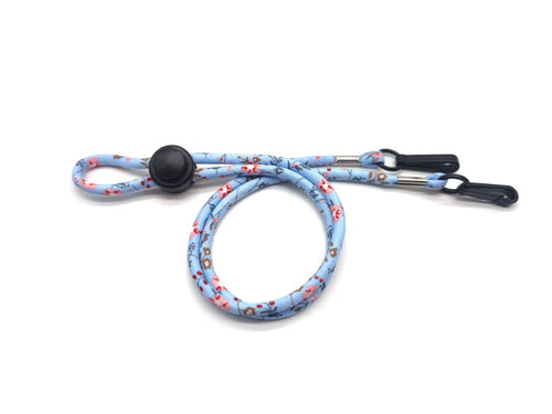 Floral Eyewear Holder with Adjustable Strap