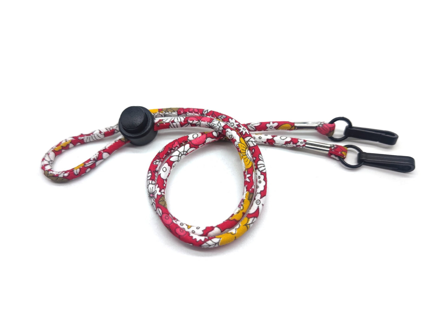 Floral Eyewear Holder with Adjustable Strap