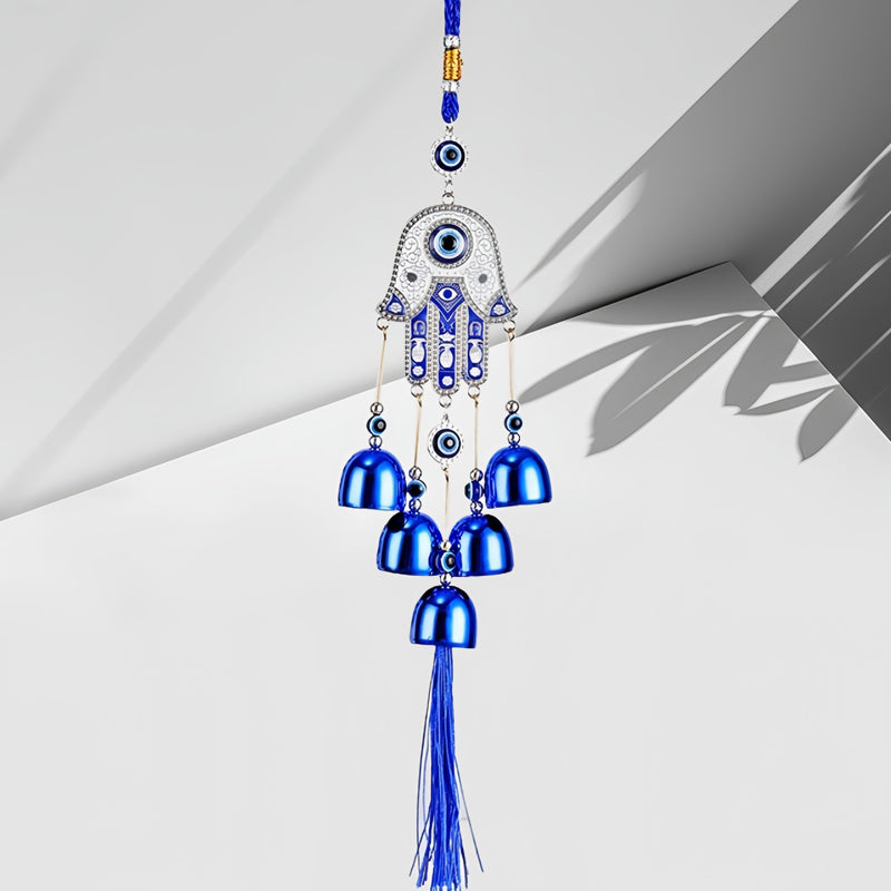 Wind Chime with Nazar Protection Amulet