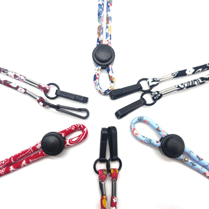 Floral Eyewear Holder with Adjustable Strap