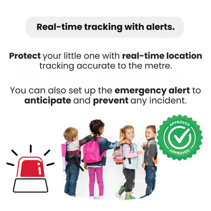 Smart Child Tracker with Real-Time GPS and Waterproof Features