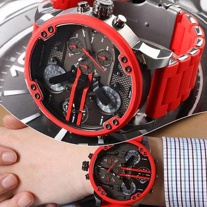 Stainless Steel Quartz Chronograph Timepiece