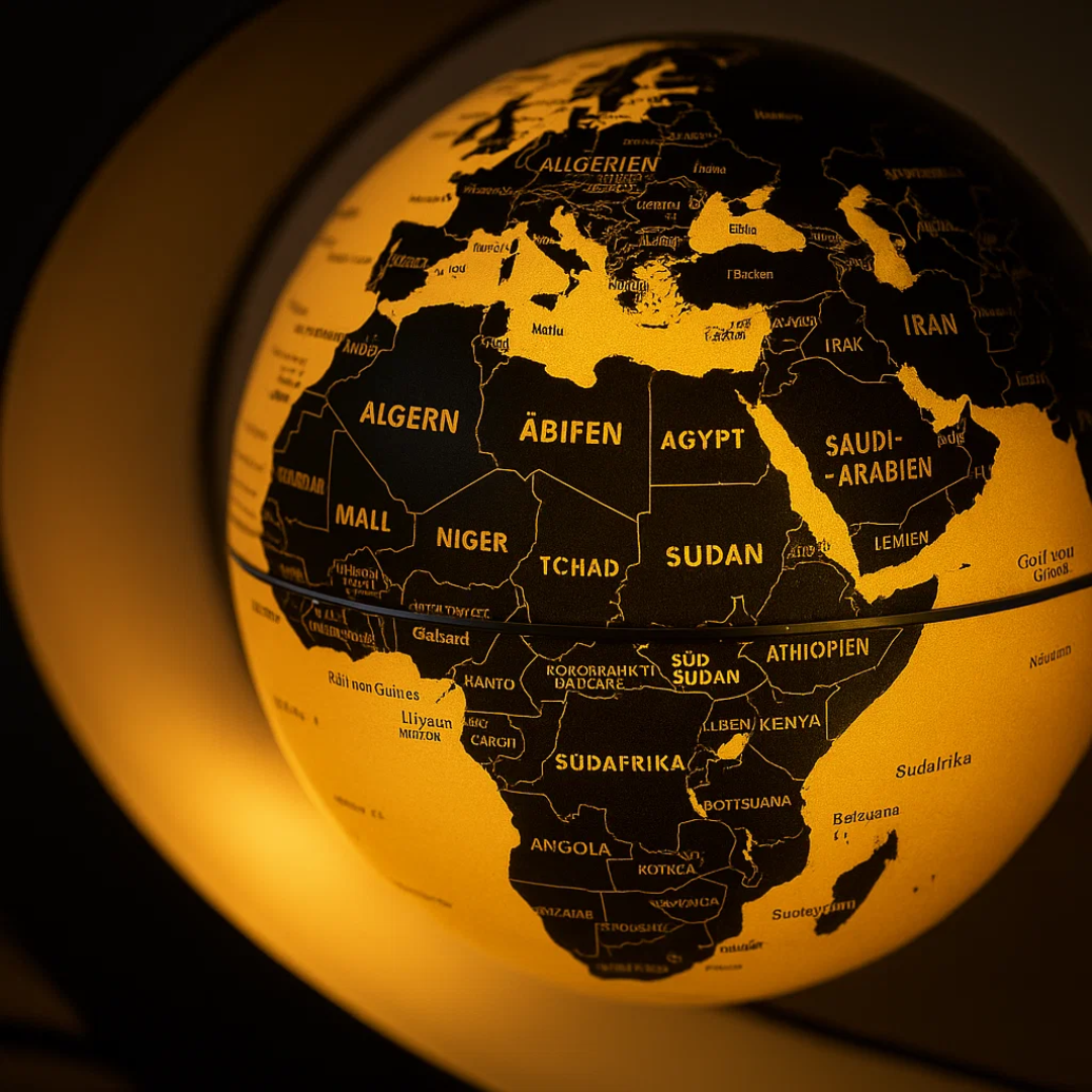 LED World Globe with Magnetic Suspension – Floating Globe Lamp