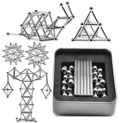 Magnetic Ball and Rod Construction Set for DIY Projects