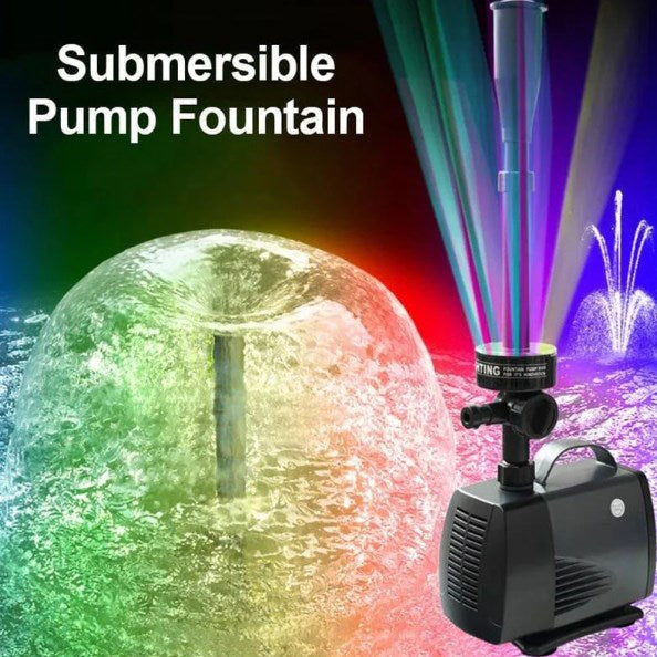 Adjustable Water Fountain Pump for Ponds and Garden Decor – AquaStream