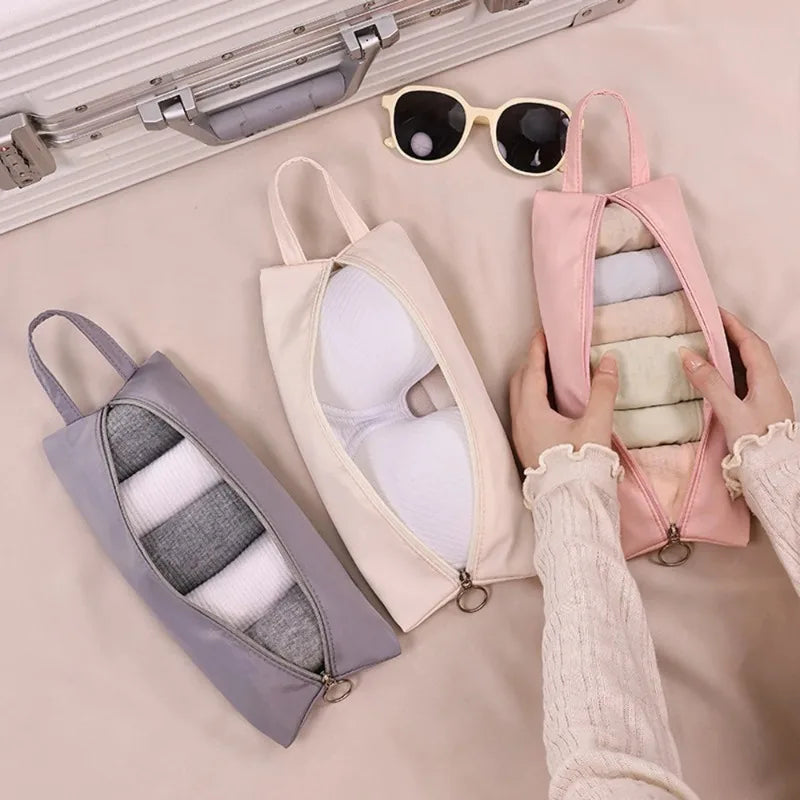 Portable Travel Organizer for Underwear | Sock and Bra Bag | Multifunctional