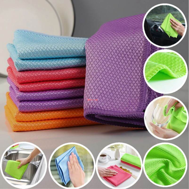 Soft Touch Cleaning Cloth – Streak-Free for Glass, Mirrors & Stainless Steel