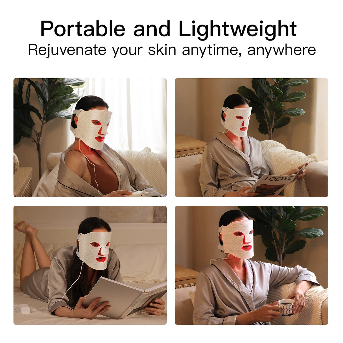 RadiantGlow LED Skin Rejuvenation Mask