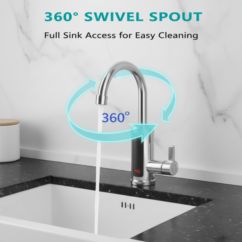 Instant Hot Water on Demand for Faster Kitchen Tasks