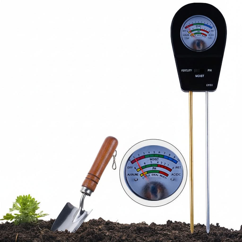 Three-in-One Soil Tester for Garden Use