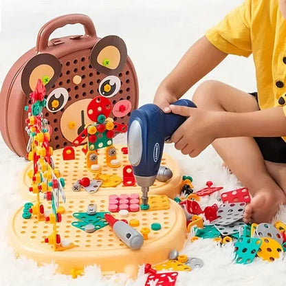 Creative Builder Set with Toy Drill | Imaginative Construction Kit
