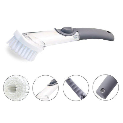 Effortless Dishwashing with Built-in Soap Dispenser
