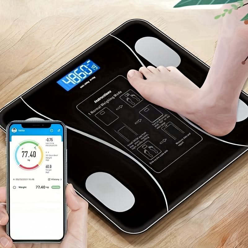 Smart Body Weight Scale with LCD Display for Daily Health Tracking