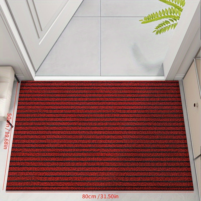 Weather-Resistant Doormat for Indoor and Outdoor Use - All-Season Design