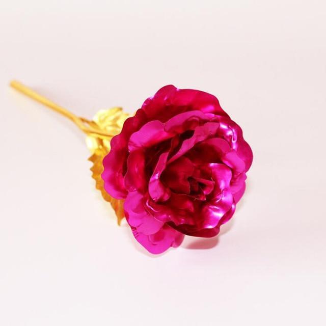 24K Gold-Plated Rose Arrangement