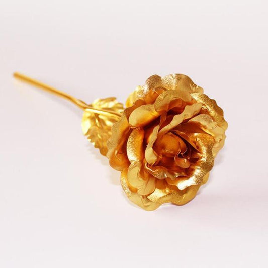 24K Gold-Plated Rose Arrangement