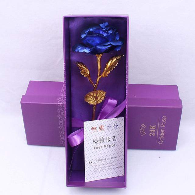 24K Gold-Plated Rose Arrangement