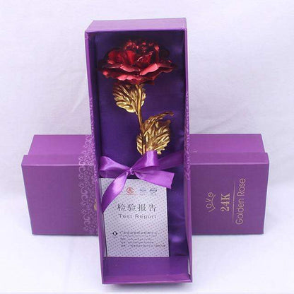 24K Gold-Plated Rose Arrangement