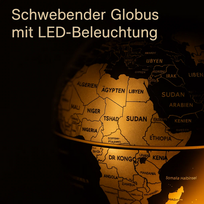 LED World Globe with Magnetic Suspension – Floating Globe Lamp