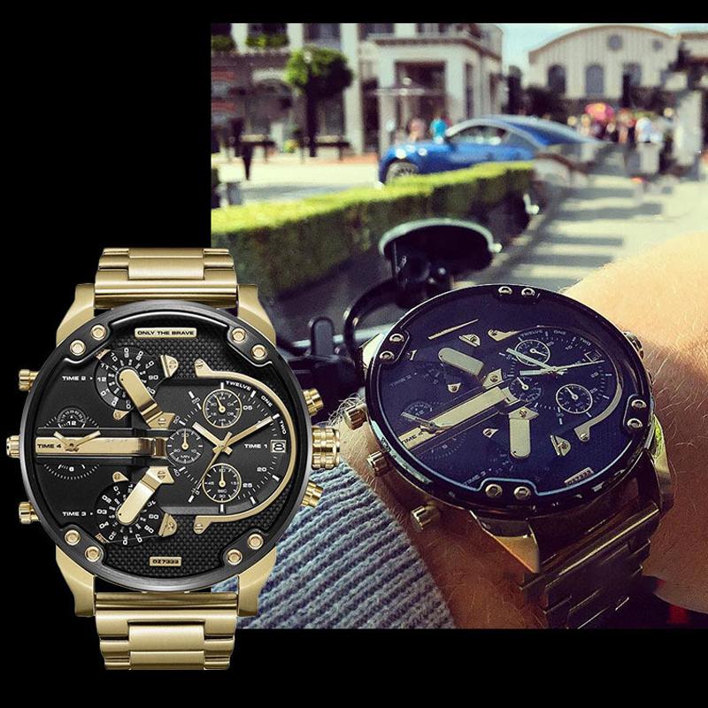 Stainless Steel Quartz Chronograph Timepiece