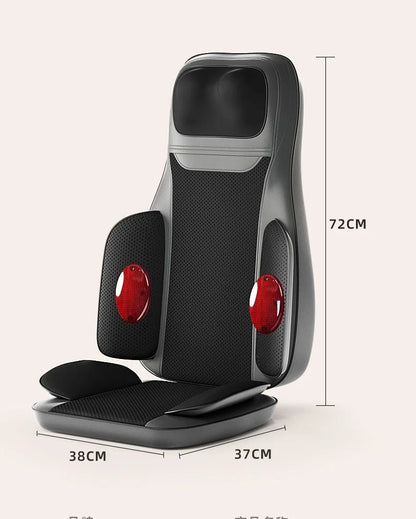 Heat-Enhanced Massage Cushion – Full Body Vibration for Office & Car