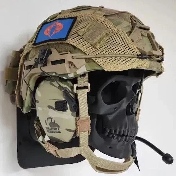 3D Skull Helmet Showcase Stand