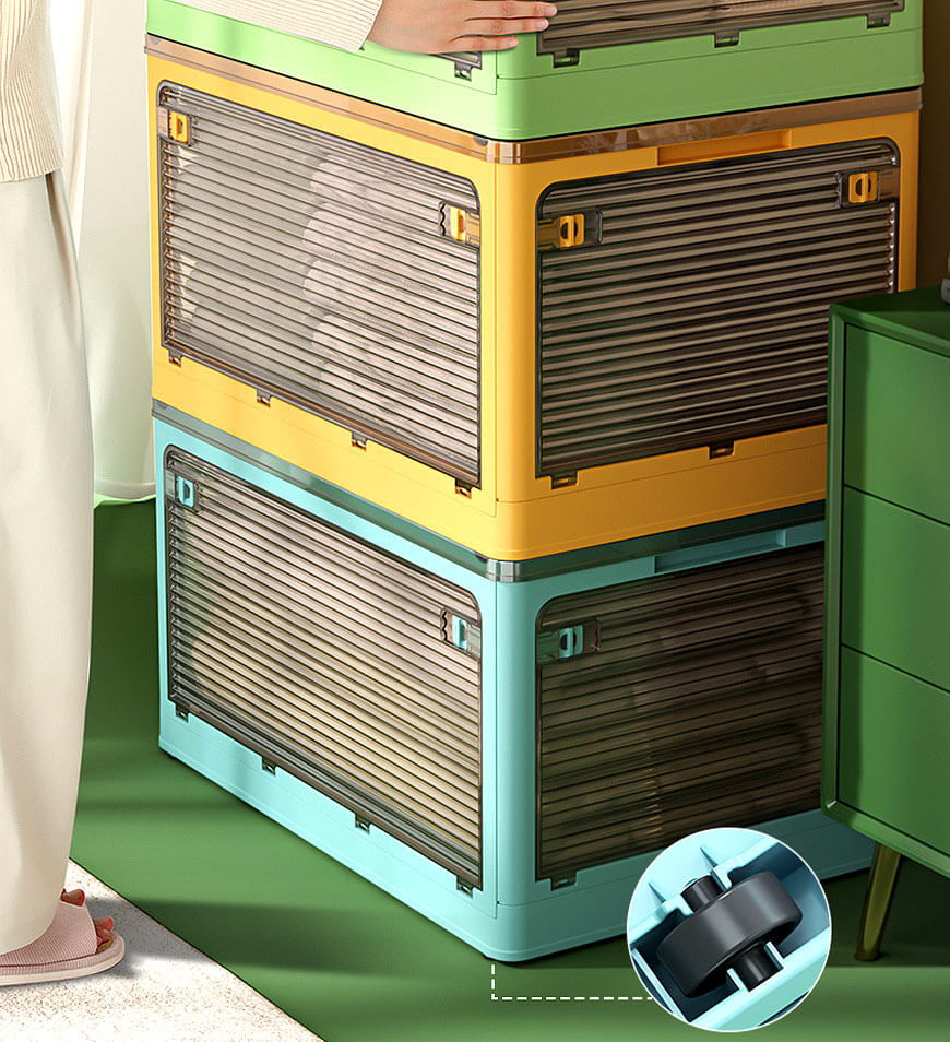 Versatile Collapsible Clear Storage Organizer