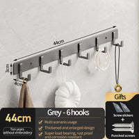 Gray 6 Hooks