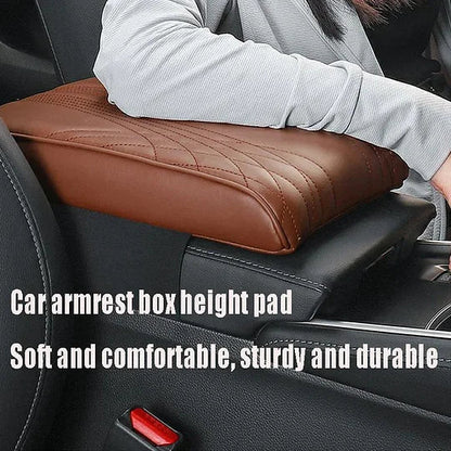 Exclusive Logo Armrest Cover Height Cushion for Car