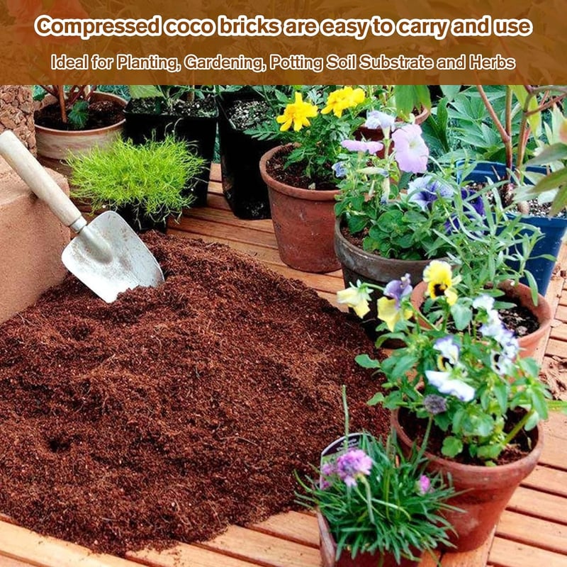 Eco-Friendly Coconut Fiber Growth Medium for Plants