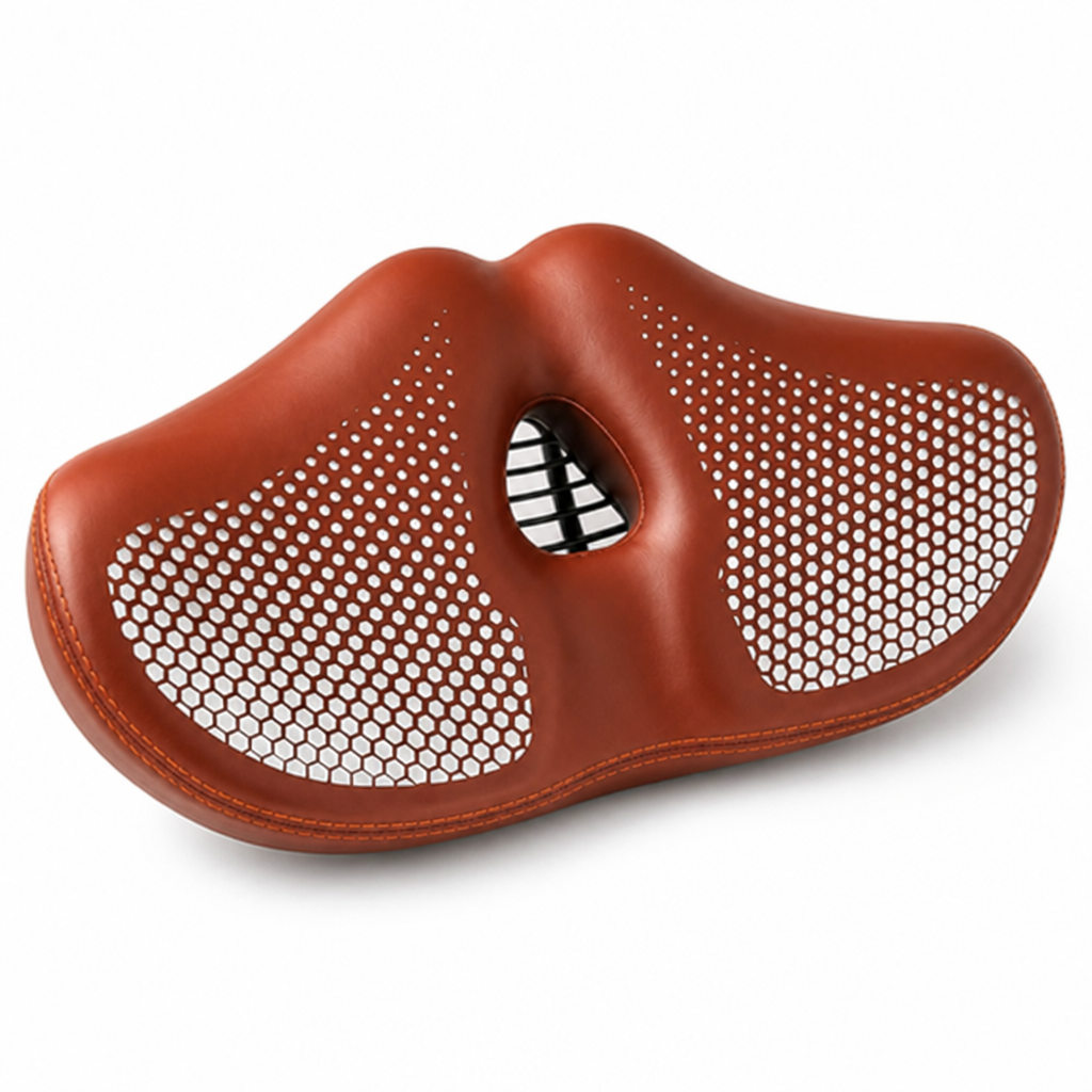 Ultimate Comfort Wide Bike Seat with Dual-Spring Support
