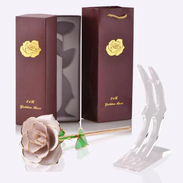 Eternal Rose Dipped in 24k Gold