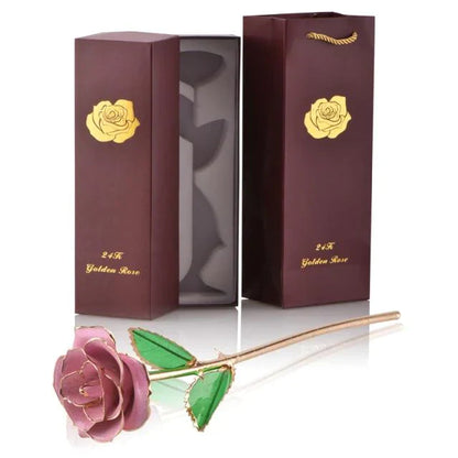 Eternal Rose Dipped in 24k Gold