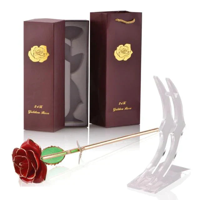 Eternal Rose Dipped in 24k Gold