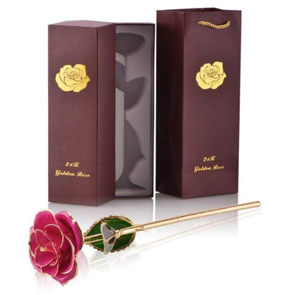 Eternal Rose Dipped in 24k Gold
