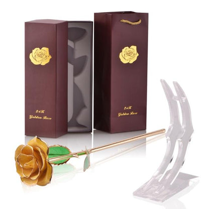 Eternal Rose Dipped in 24k Gold