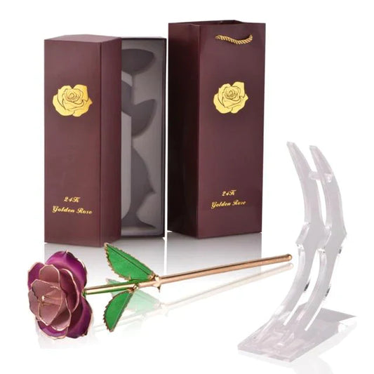 Eternal Rose Dipped in 24k Gold