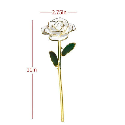 Eternal Rose Dipped in 24k Gold