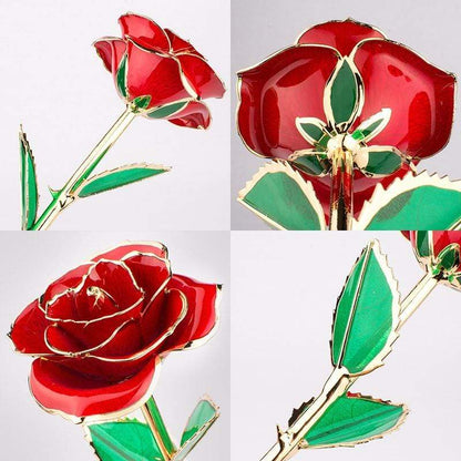 Eternal Rose Dipped in 24k Gold