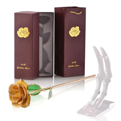 Eternal Rose Dipped in 24k Gold