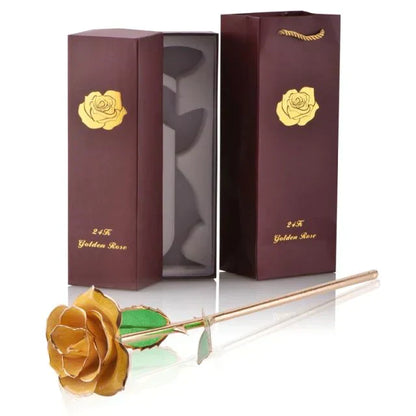 Eternal Rose Dipped in 24k Gold