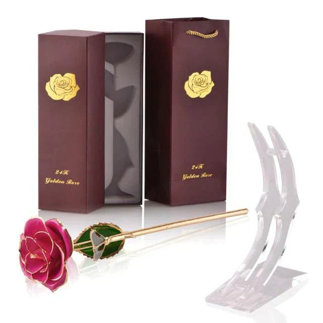 Eternal Rose Dipped in 24k Gold