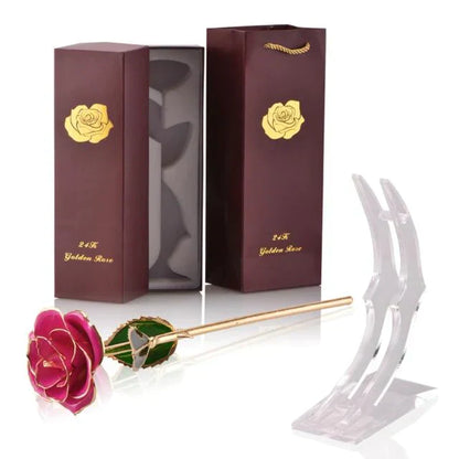 Eternal Rose Dipped in 24k Gold