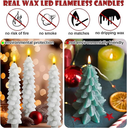 Flameless LED Candles with Remote – LumaGlow 3D Flickering Effect