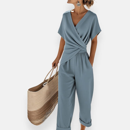 Elegant Jumpsuit with Wrap Design