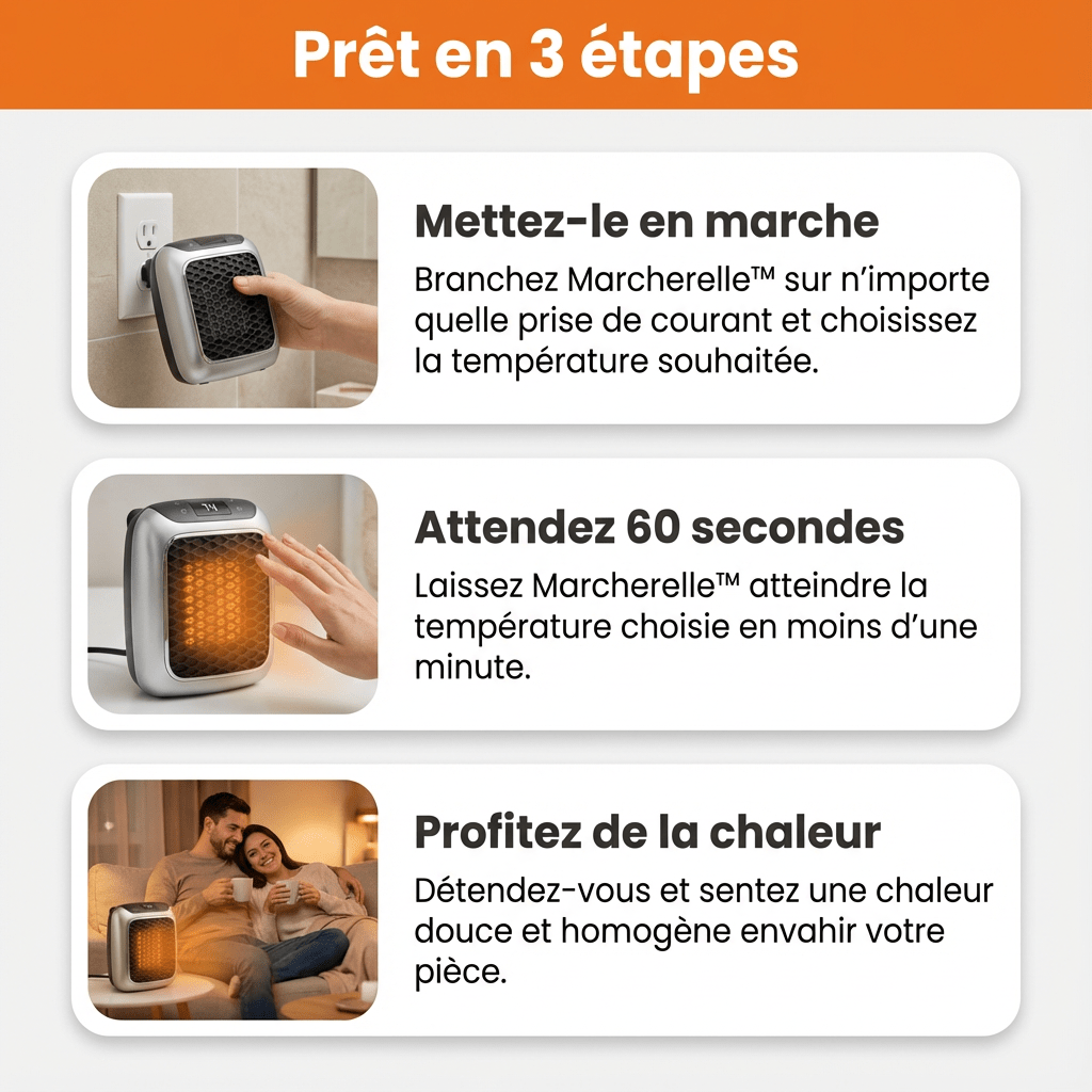 800W Low Energy Portable Electric Heater