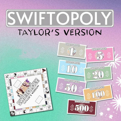 Monopoly Board Game - 'Swiftie' Edition by SWIFTOPOLY