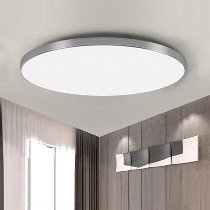 Minimalist Round LED Flush Mount Ceiling Light for Modern Kitchens